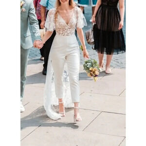 Rime Arodaky Malak Jumpsuit White Size 2